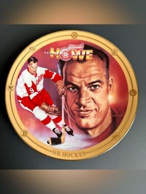 Legends of Hockey’s Golden Era 1994 Collector Plate by Rob MacDougall